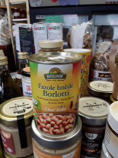 Fazole hnědé Borlotti