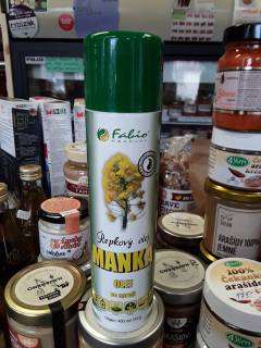 Řepkový olej ve spreji