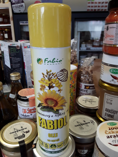 Slunečnicový a řepkový olej ve spreji