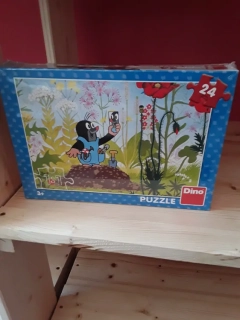 Puzzle krtek se zrcátkem 