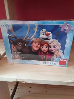 Puzzle frozen celá parta