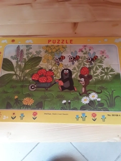 Puzzle krtek jahody