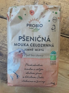 Pšeničná mouka celozrnná jemně mletá