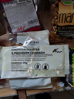 Krémová polévka s medvědím česnekem