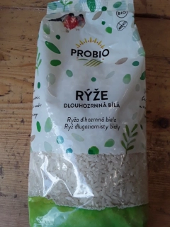 Rýže dlouhozrnná bílá bio
