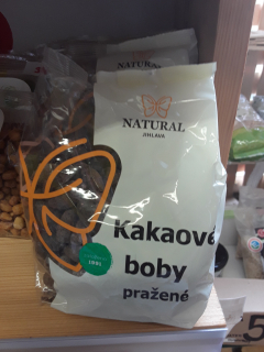 Kakaové boby pražené