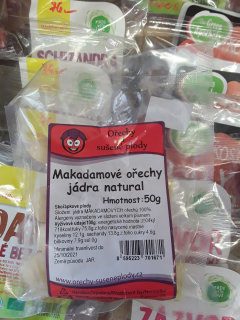 Makadamové ořechy jádra