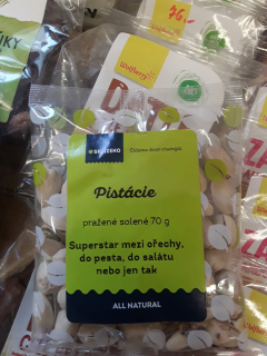 Pistácie pražené solené