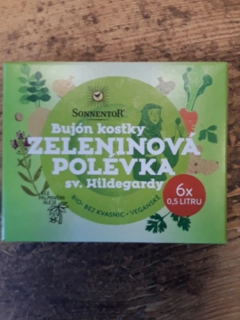 Zeleninová polévka sv. Hildegardy bujón kostky bio 