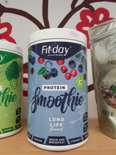 Protein smoothie borůvka