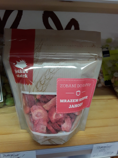 Mrazem sušené jahody