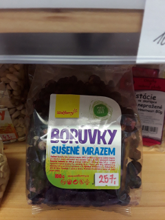 Borůvky sušené mrazem