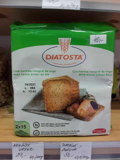 Celozrnné pšeničné suchary