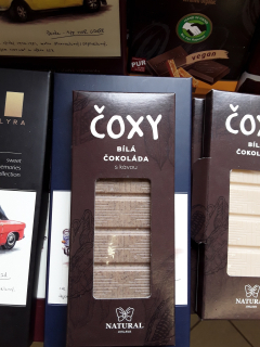 Čoxy bílá čokoláda s kávou