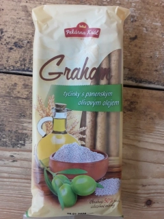 Graham tyčinky s panenským olivovým olejem