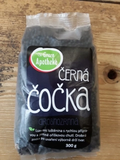 Černá čočka drobnozrnná