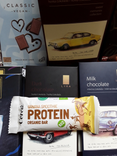 Proteinová tyčinka banán