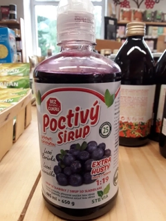 Poctivý sirup Lesní borůvka