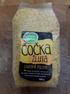 Čočka žlutá - loupaná půlená