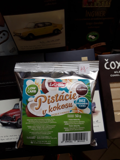 Pistácie v kokosu