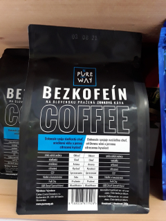 Bezkofeinová zrnková káva