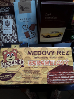 Medový řez karamelový