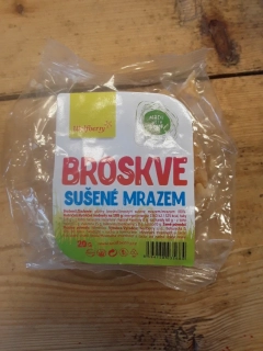 Broskve sušené mrazem