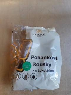 Pohankové kousky s čokoládou