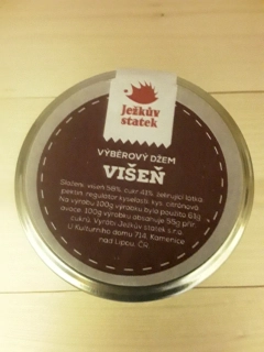 Výběrový džem višeň