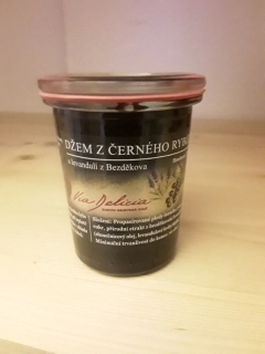 Džem z černého rybízu s levandulí