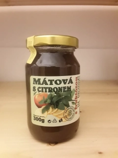 Mátová s citronem ovocná pomazánka