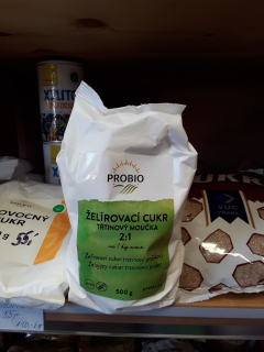 Želírovací cukr třtinový moučka