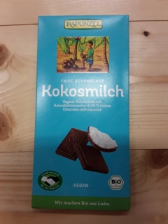 Čokoláda s kokosovým mlékem