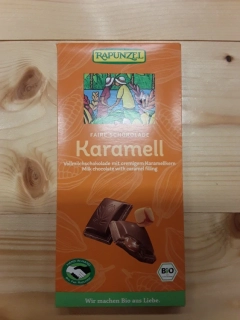 Čokoláda s karamelovou náplní