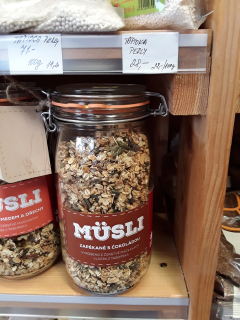 Zapékané müsli s čokoládou