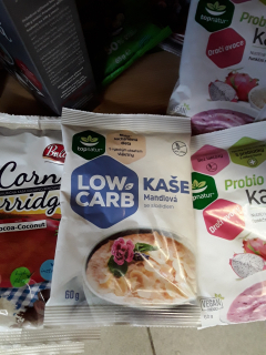 Low carb kaše mandlová