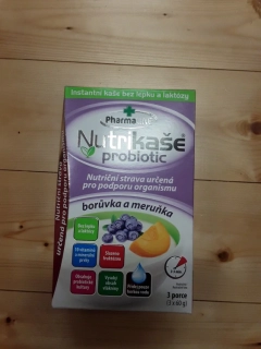Nutrikaše probiotic - borůvka a meruňka