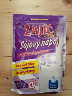 Sójový nápoj s příchutí smetany, bez laktózy, bezlepkový