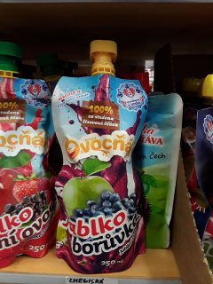 Ovocňák jablko borůvka