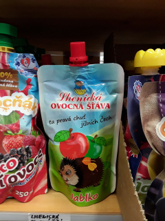 Lhenická ovocná šťáva jablko