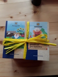 Dárkové balení 2 čajů-pro prarodiče 