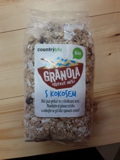 Křupavé müsli s kokosem bio