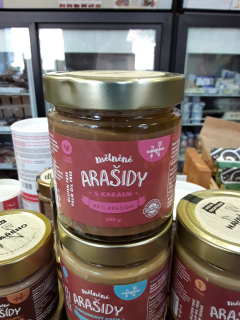 Mělněné arašídy s kakaem