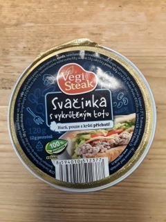 Svačinka s vykrůtěným tofu