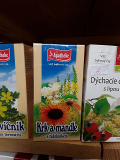 Čaj krk a mandle