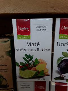 Maté se zázvorem a limetou