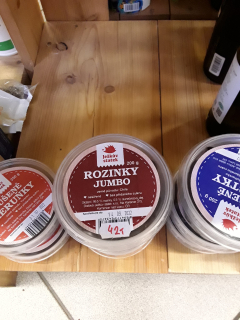 Rozinky jumbo