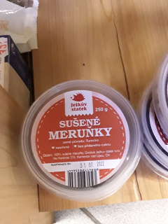 Sušené meruňky