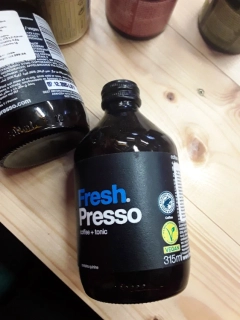 Fresh presso coffee +tonic