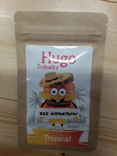 hugo žvýkačky tropical